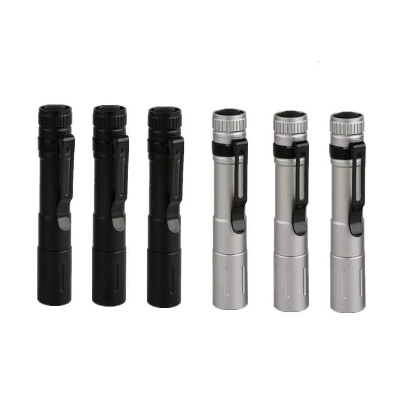Новый 6 шт. портативный мини-ручка Xpe светодиодный фонарик масштабируемый