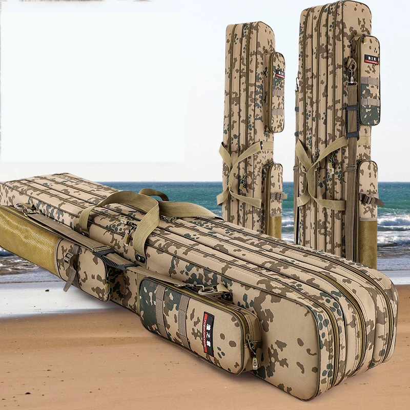 

Сумка для удочки, водонепроницаемая сумка для путешествий, для улицы, для лодки, зимняя камуфляжная сумка для рыбалки, вместительная сумка д...