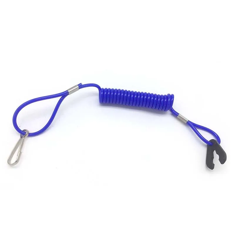 

2Pcs Safety Tether Jet Ski Safety Lanyard Tether Cord Boat Outboard Engine Safety Tether Kill Switch
