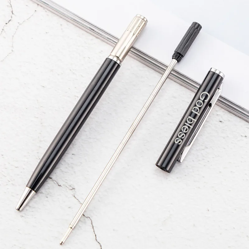 Шариковая ручка металлическая цветная с логотипом на заказ | Канцтовары для