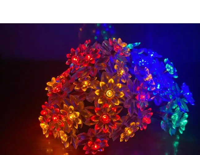 

Led lotus color lamp double-layer flower lamp series flashing lamp