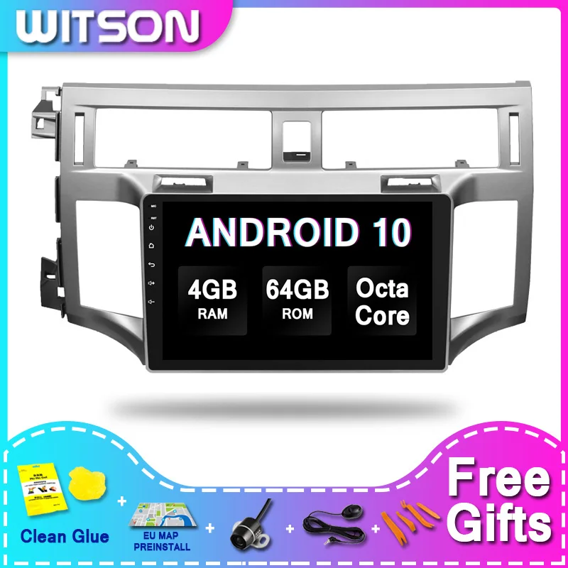 WITSON большой экран Android 10 автомобильный видеоплеер для TOYOTA CAMRY 2012-2014 4RAM 64ROM |