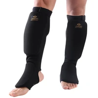 cotton boxing shin guards mma instep ankle protector foot protection tkd kickboxing pad muaythai training leg support protectors