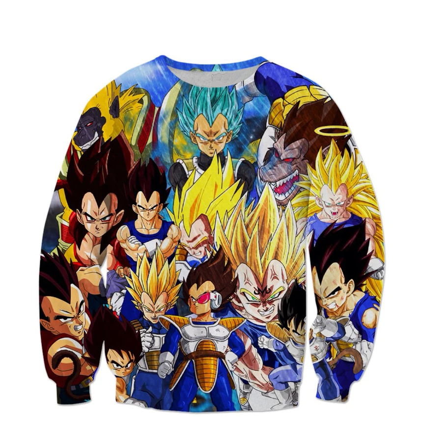 PLstar Cosmos Новая модная Толстовка аниме Dragon Ball Z Kid Goku and Master Roshi 3d принт для мужчин и женщин пуловер с круглым вырезом - Цвет: color as the picture