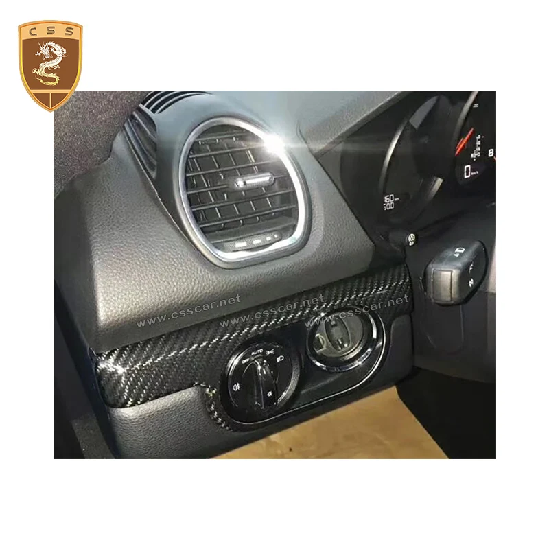 9 шт. чехлы из углеродного волокна для салона автомобиля Porsche 718 981 911 Cayman Boxster