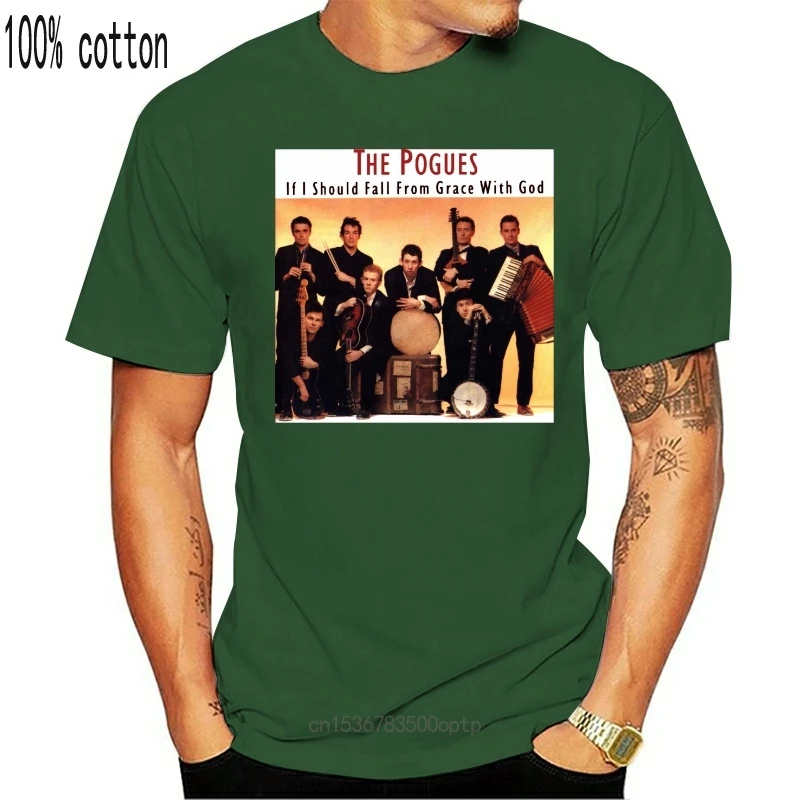 

New 2021 The Pogues British Punk Rock Band Men'S White T Shirt Size S To 2Xl Cheap Price 100 % Cotton T Shirts Top Tees 032562
