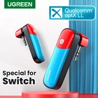 UGREEN переключатель Bluetooth 5,0 аудио 3,5 мм Передатчик Адаптер для Nintendo переключатель APTX LL беспроводной передатчик