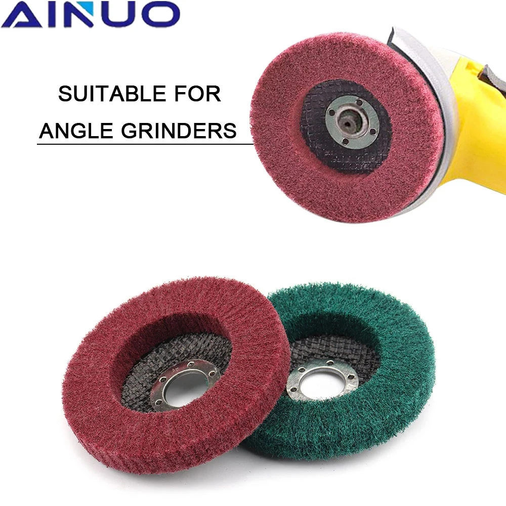 Полировальный круг с клапаном из нейлонового волокна 5 дюймов нетканый