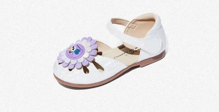 

Kids Sandals For Girls Princess Shoes Close Toe Fashion Flower Children Cartoon Beach Shoes Girls Toddler Baby Sandal TX558