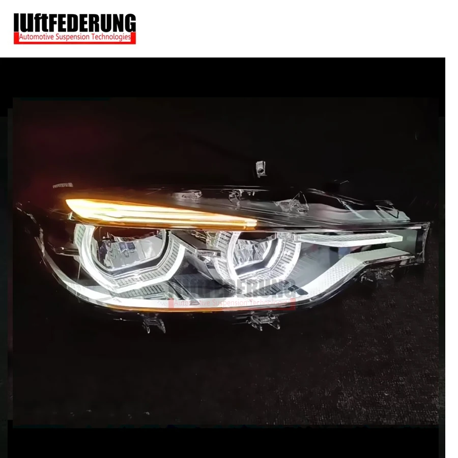 

Luftfederung 2009-2019 Подходит для BMW 3 'F30 F31 F35 LCI 320Li полный светодиодный Hella лампы передних фар фары 63117419633 63117419634
