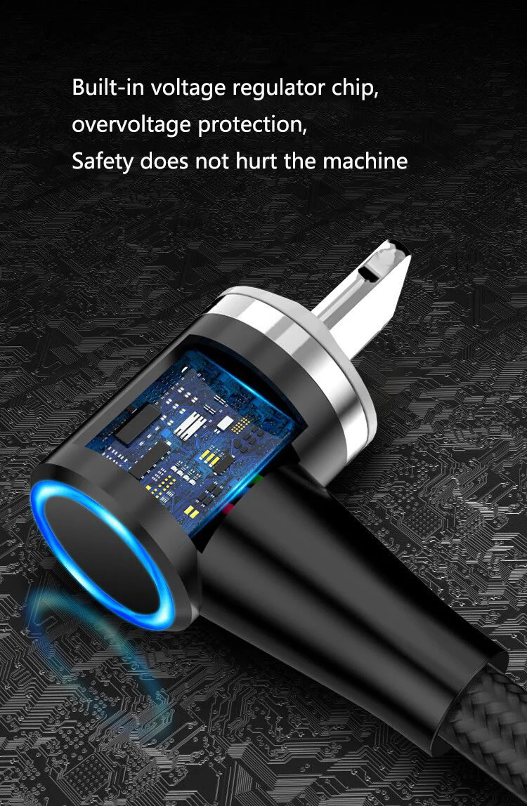 Магнитный кабель для быстрой зарядки 3 А 1 м Micro usb type C для samsung Xiaomi iPhone Micro usb type-C Магнитный кабель для зарядки и передачи данных