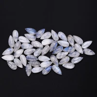 water drop cut natural moonstone 9x13mm loose stones with blue light wholesale decoration gemstone jewelry gift 10 pcsset