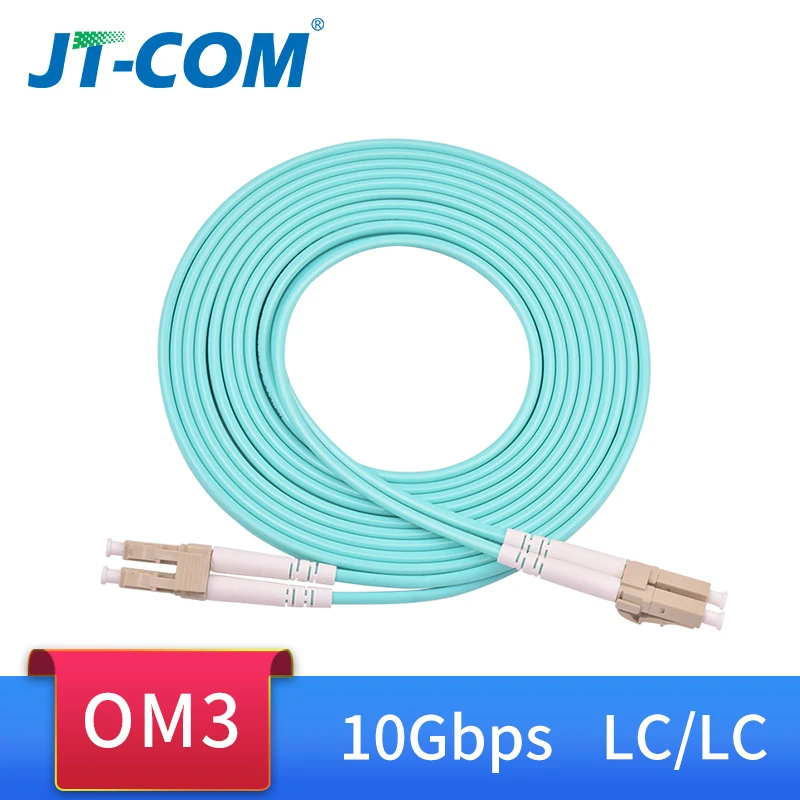 10G OM3 LC / UPC-LC / UPC Многорежимный дуплекс 2,0 мм или 3,0 мм Волоконно-оптический соединительный кабель LC-LC Волоконно-оптический соединительный кабель 3M 5M 10M 15M Волоконно-оптический перемычка