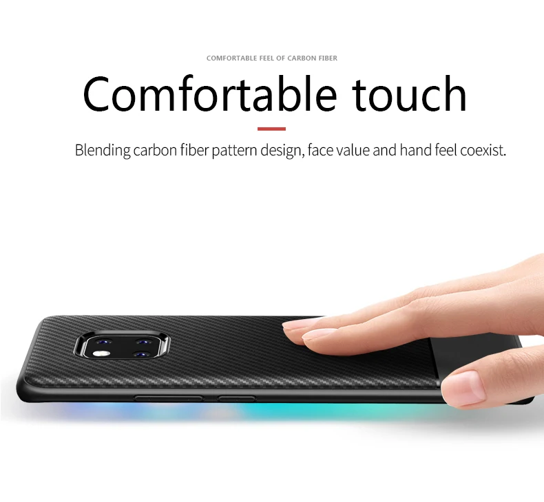 Чехол Mate 20 Pro iPaky Coque для Huawei Lite чехол из углеродного волокна Мягкий силиконовый