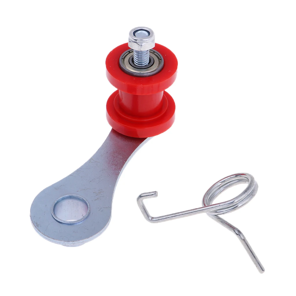 

Red Guide Tensioner Roller Adjuster with Spring for 420/428/520/530 Chain