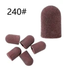 BNG 50 шт. зернистость 240 # шлифовальные ленты блок Кепка s с 1 захватом красота шлифовальный колпачок Маникюр Педикюр электрические инструменты для маникюра и педикюра