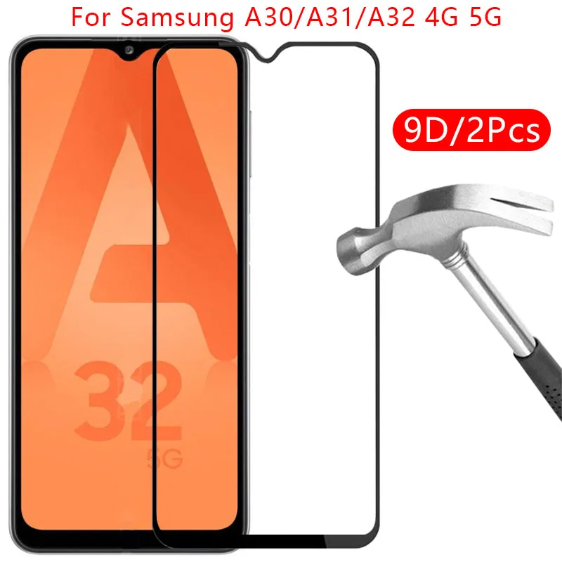 

9d protective tempered glass for samsung a30 a31 a32 5g screen protector on galaxy a 30 31 32 30a 31a 32a samsun samsumg sansung