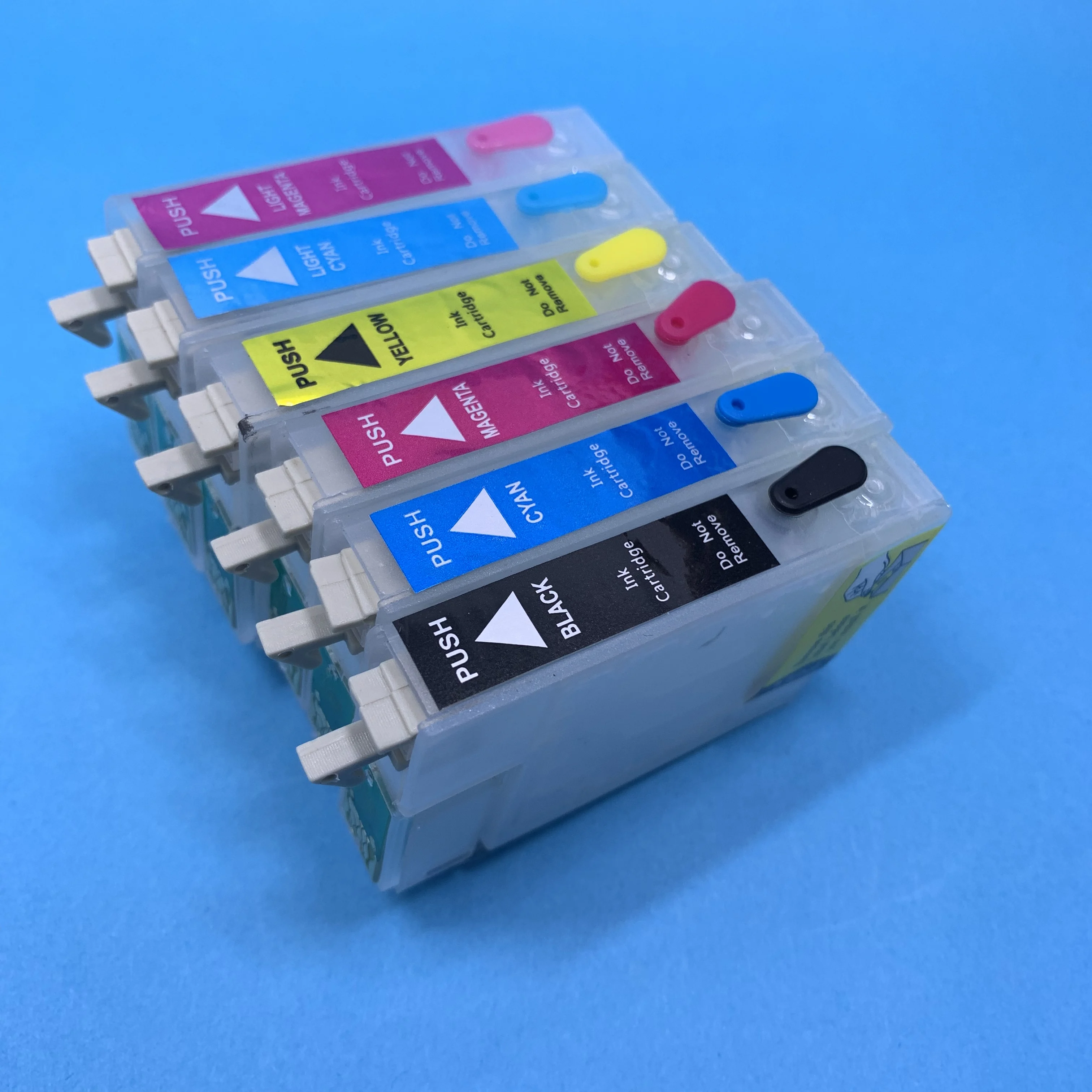 Многоразовый картридж YOTAT T0791 T0796 чернильный для Epson Stylus Photo 1400 1500 Вт P50 Artisan 1430 PX650