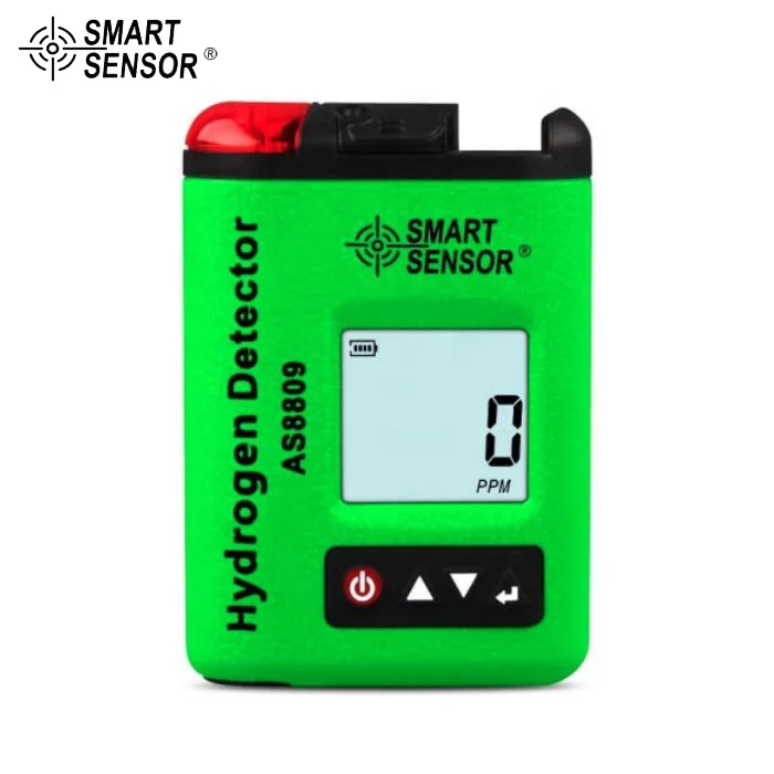 

Смарт-Датчик AS8809, Мини Портативный прикрепляемый Цифровой Детектор водорода, тестер H2 для контроля концентрации газа, анализатор с сигнало...
