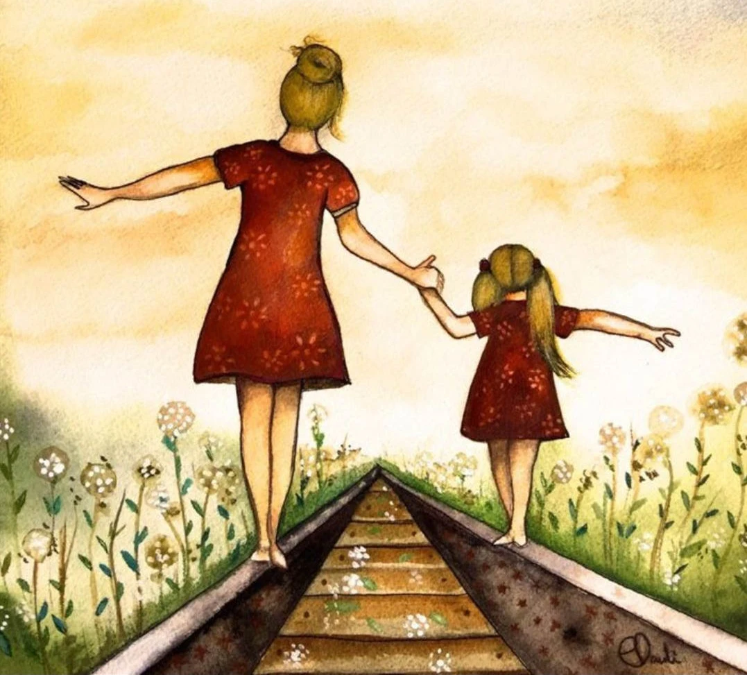 

Прозрачный силиконовый штамп для мамы и дочери и металлический штамп для скрапбукинга «сделай сам», фотоальбом с милым рисунком