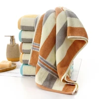 soft striped cotton hand face towels for adults men women children 40 x 90 cm high quality