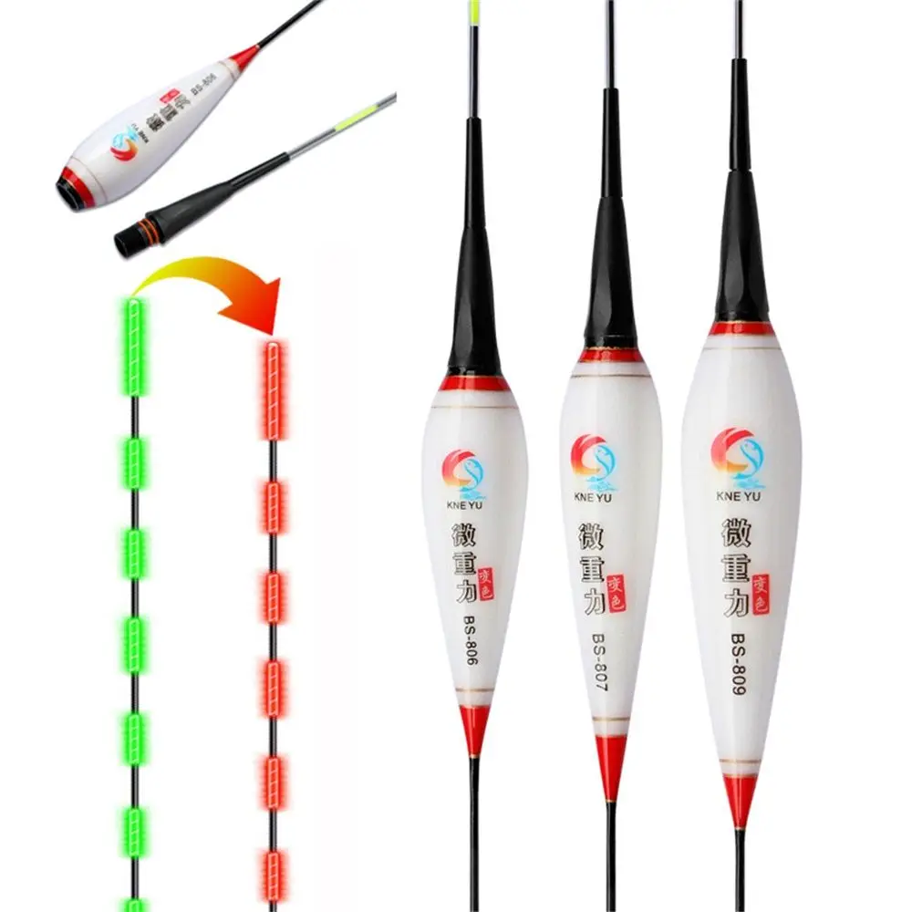

Smart Fishing Float LED Light Fishing Bobber Bite Hook Alarm Luminous Glowing Night Fishing Buoy