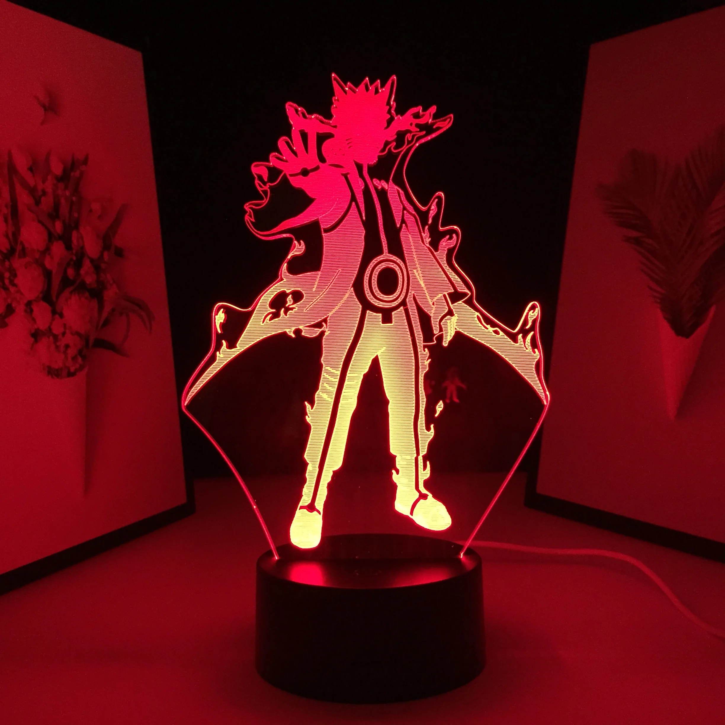 

Anime 3D LED Nightlight Acrylic Lamp for Cool Child Birthday Gift Kid Bedroom Decoration Light Manga Figure led Table Dropship