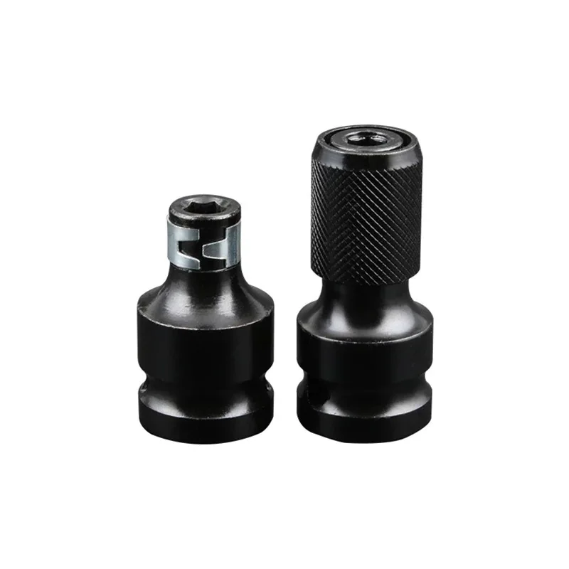 

1/2" Square To 1/4" Hex Ratchet Socket Conversion Tool Release Drive Quick Adaptor Socket Converter Tool Chuck Impact Adapt