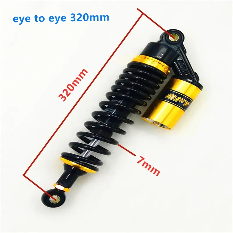 Пневматические амортизаторы для мотоцикла 320 мм 8 или 7 Замена Honda Suzuki Yamaha Kawasaki