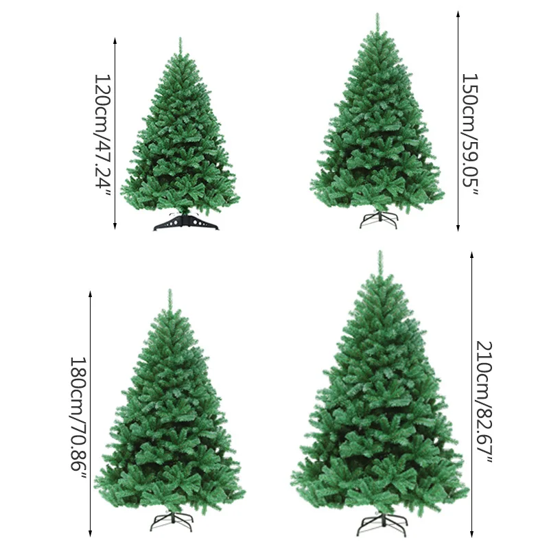 

Strongwell 120/150/180/210CM Encryption Artificial Christmas Tree Decorations Christmas Decoration Home Decor Green Tree