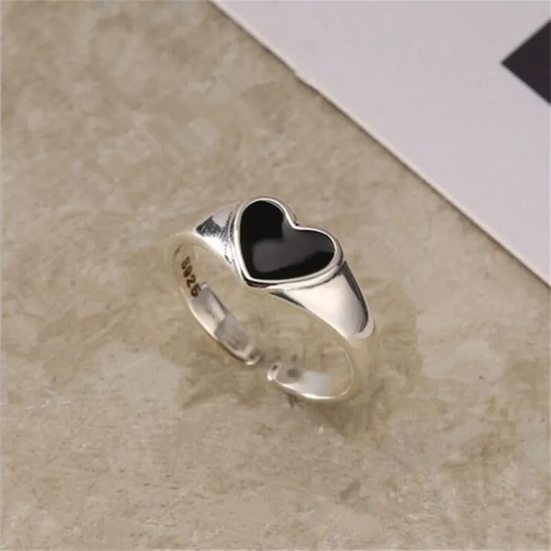 

Кольцо Открытое из серебра 925 пробы, в форме сердца