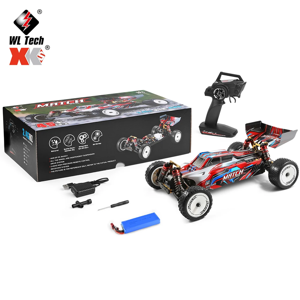 

Wltoys 104001 1/10 2.4G 4WD 45km/h RC Racing Car Vehicles Model Off-Road Climbing Truck RTR Remote Control Toys for Children