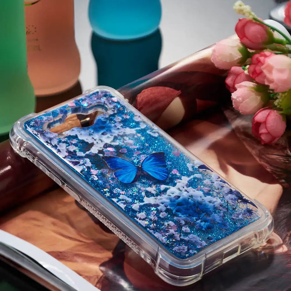 Huawei Y5 Lite бампер чехол Y3 Y3 Мягкий силиконовый чехол с сияющими блестками чехол для телефона CRO-U00 CRO-L22 CRO-L02 женские низкие Туфли на U00 L22 L02
