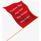 Пользовательские флаги печать летающие баннеры 3x5 футов 100D полиэстер Декор реклама Спортивное украшение логотип автомобильной компаниилюбой размер