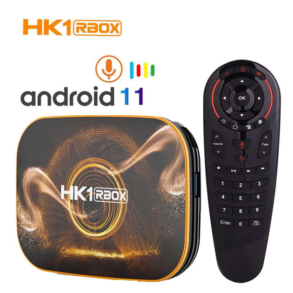 Телеприставка HK1 BOX R1 на Android 11 4 Гб ОЗУ 32 64 ПЗУ 4K H.265 USB3.0 RK3318 | Электроника