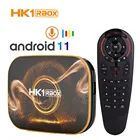 Телеприставка HK1 BOX R1 на Android 11, 4 Гб ОЗУ 32 Гб 64 Гб ПЗУ, 4K H.265 USB3.0 RK3318