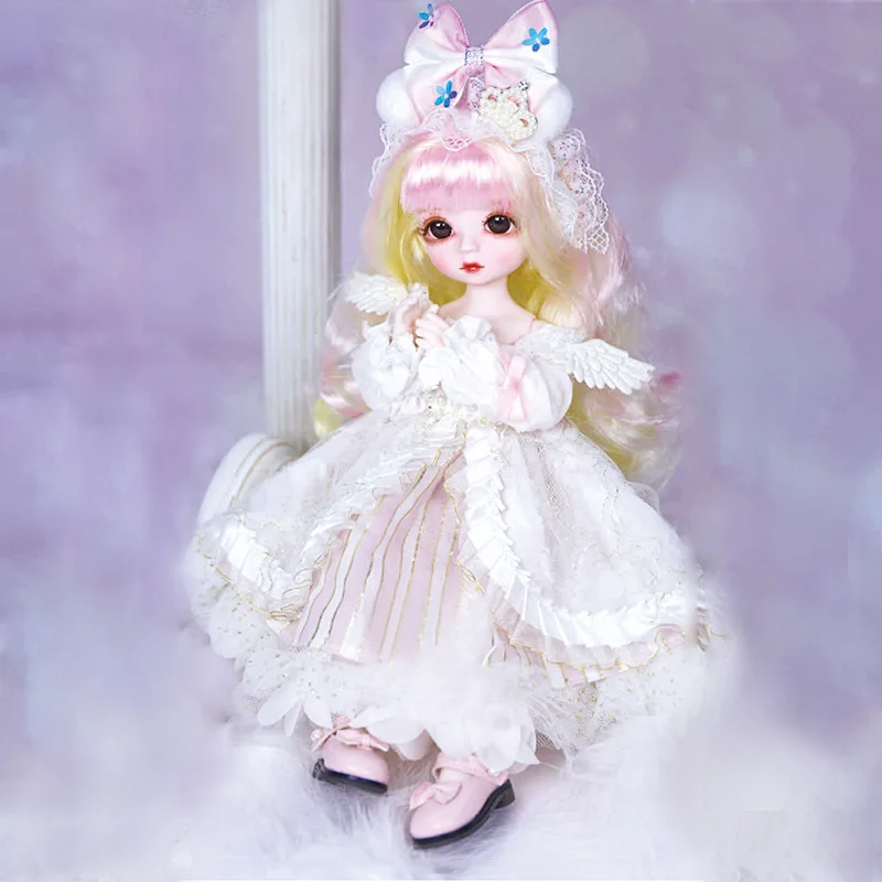 28 см BJD кукла игрушка маленький ангел серия включает в себя одежду куклы обувь
