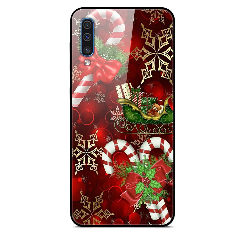 21 Для samsung A70 чехол закаленное Стекло жесткая накладка на заднюю панель для samsung Galaxy A30S A50S A10S чехол для телефона бампер A10 A20 A30 A40 A50 70 - Цвет: 21