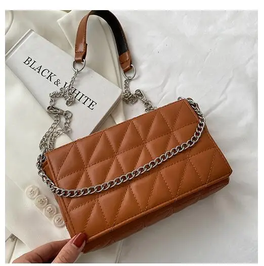 

Fashion Plaid Crossbody Bags For Women Chain Strap Shoulder Bag Designer Handbags And Purses Casual Ladies Messenger Bags