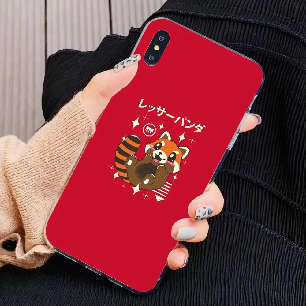 Силиконовый чехол для телефона Huawei Mate Honor 4C 5C 5X 6X 7 7A 7C 8 9 10 8C 8X 20 Lite Pro Raccoon red panda fox