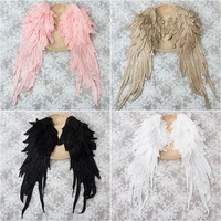 1 pair wings patch fabric angel wings applique diy apparel sewing patches badges wedding party clothes decor crafts