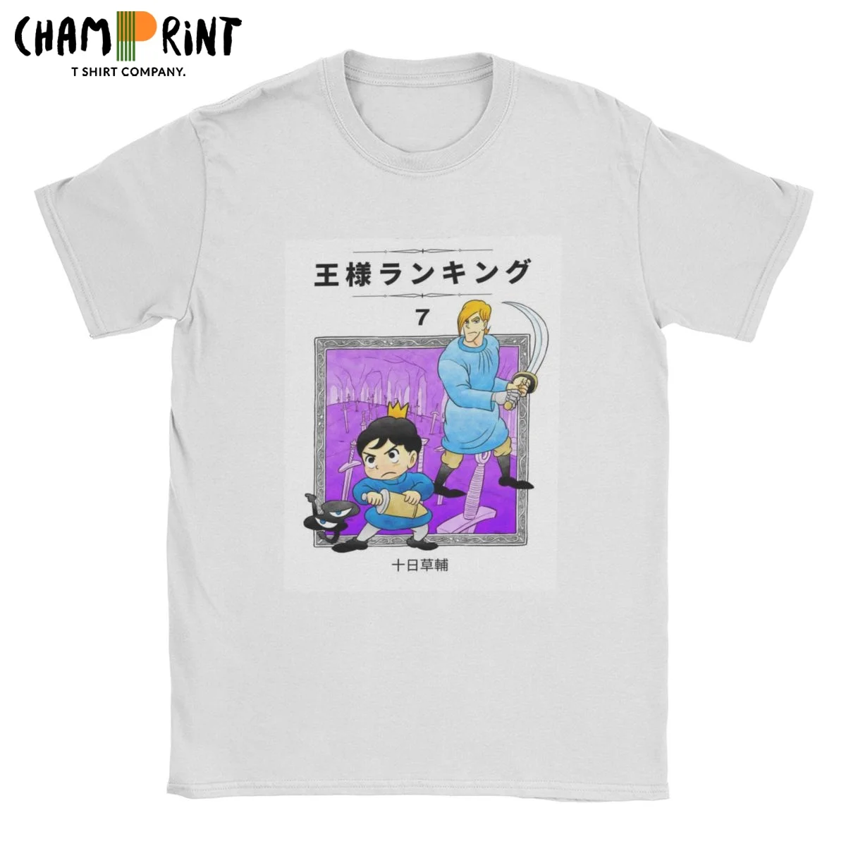 

Novelty Ousama Ranking Of Kings Anime T-Shirts for Men Cotton T Shirt Bojji Kage Manga Short Sleeve Tees Plus Size Clothing