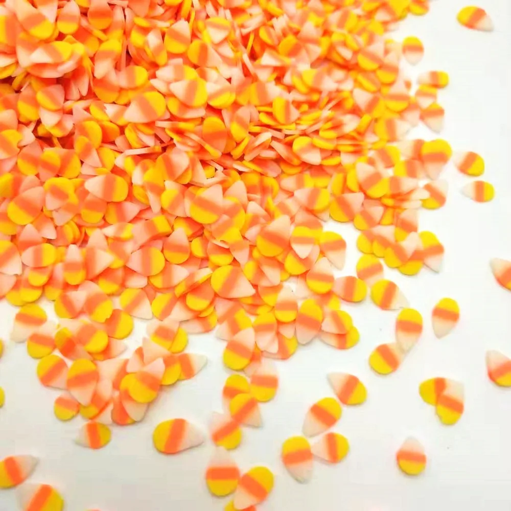 20g/lot Icecream Polymer Clay Sprinkles Colorful Bonbons Corn for DIY Card Making Tiny Cute Candy plastic klei Mud Particles