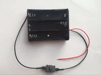 3 x 18650 battery holder connector storage box plastic case shell with wire cable switch onoff for 3 7v 18650 lithium batteries