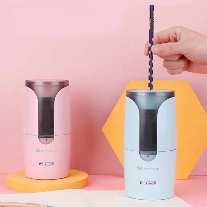 Автоматическая электрическая точилка для карандашей Tenwin сверхмощная usb