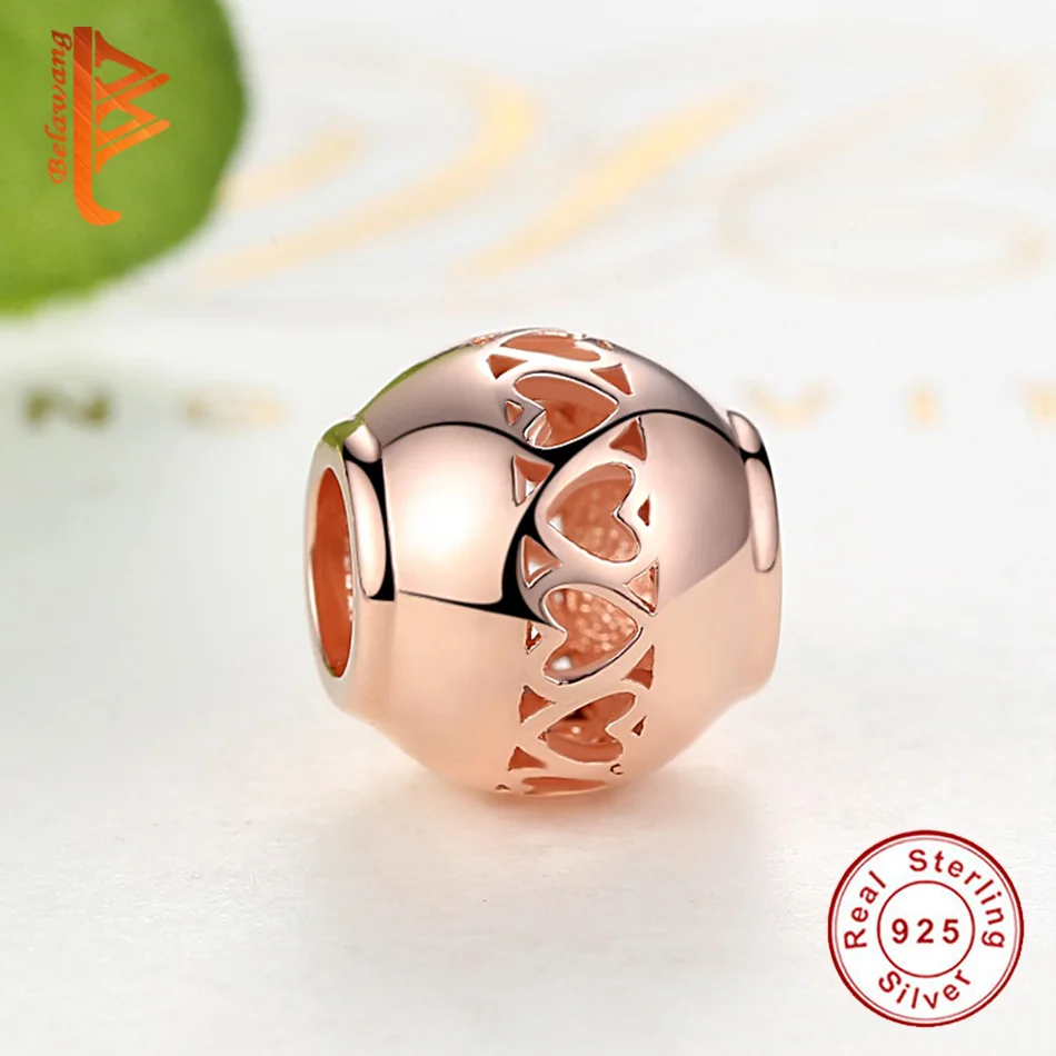 

Romantic Love Heart Charms Animals Beads 925 Sterling Silver Charm fit Crystal Necklace Bracelet Women Girls Birthday Gift