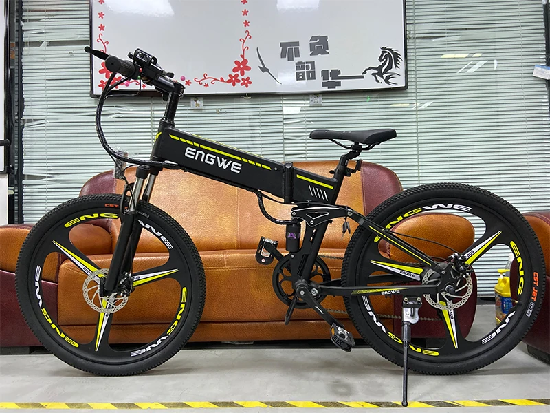 Электрический велосипед 26 дюймовый алюминиевый складной электрический 400 Вт