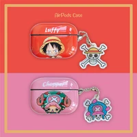 one piece luffy chopper case for airpods 1 2 3 pro earphone cover cartoon soft bluetooth wireless protect case for airpod