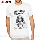 Гордость поколения Чернобыль футболка Для мужчин 6XL Рубашка с короткими рукавами из чистого хлопка с круглым вырезом футболки