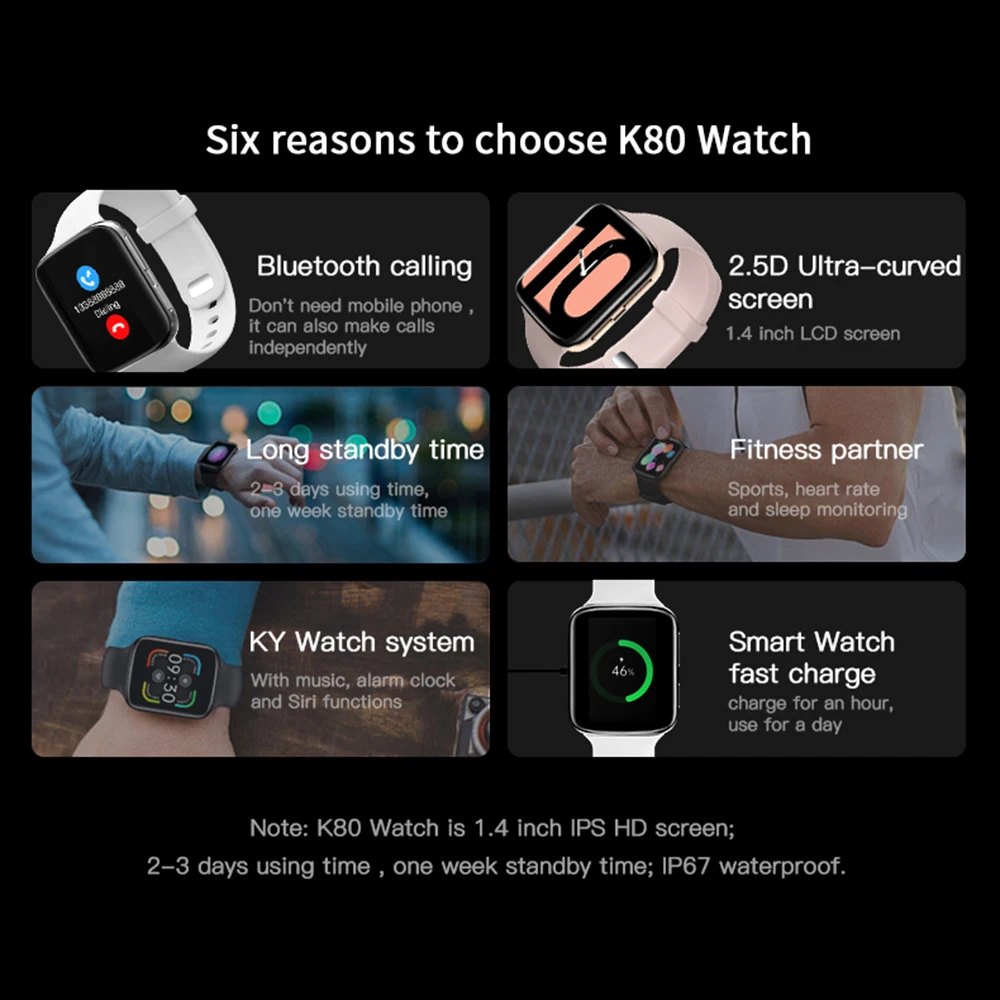 

Bluetooth Call Smartwatch 1.4 Inch Smart Watch Men Waterproof Sport Fitness Tracker Blood Oxygen Sport Watch reloj inteligente